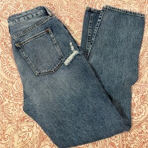 Good American Good Boy Classic Bootcut Jean Medium Wash Denim